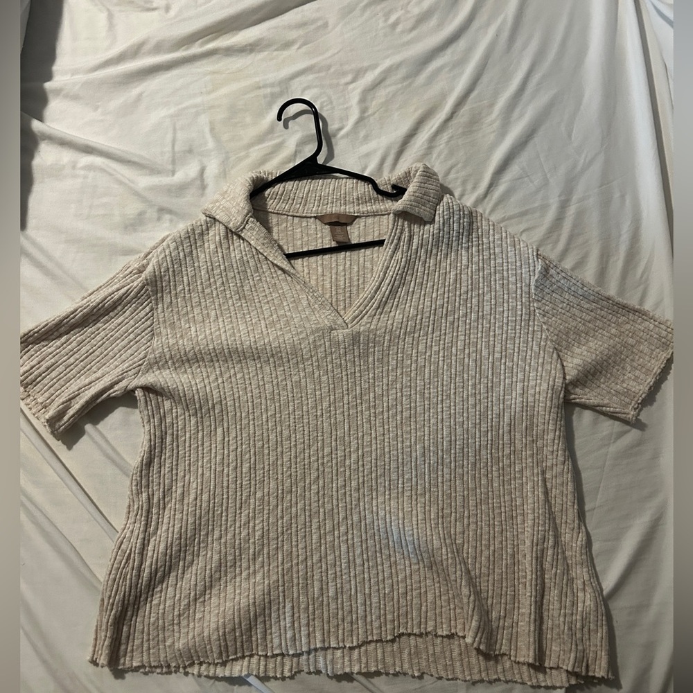H&M Sweater Collared T Shirt